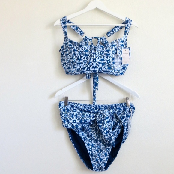 NEW! Kenny Flowers The Todos Santos V Underwire Bikini Top & Bottom Set XXL - Picture 10 of 16